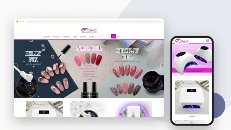 COSMEX 光曄科技 網站設計案例