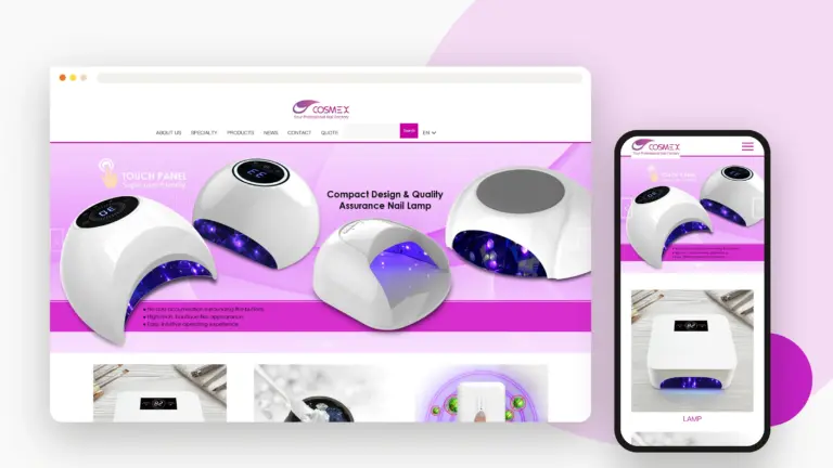 COSMEX 光曄科技 網站設計案例