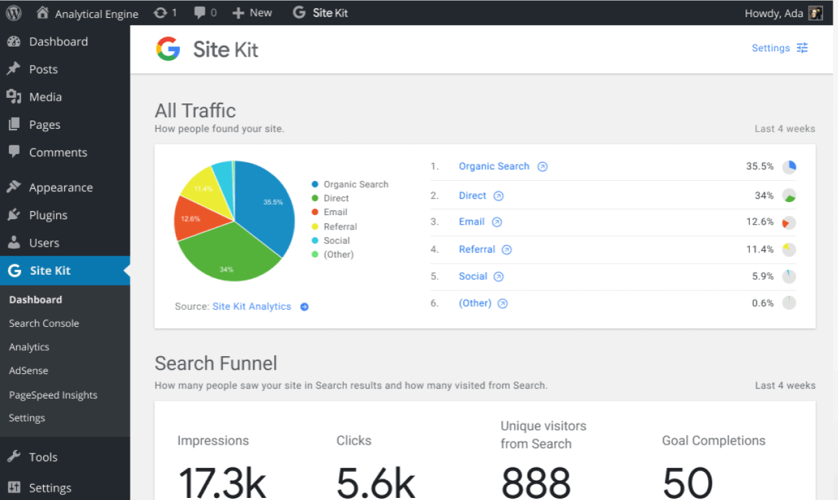 Site Kit WordPress Plugin – Google SEO 整合工具外掛介紹