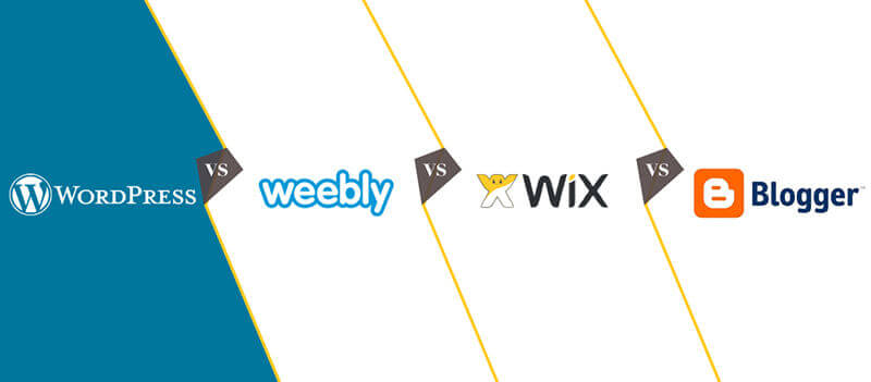 免費網頁空間 架站平台比較 – WordPress,Wix,Weebly,Blogger