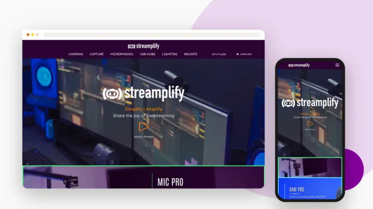 Streamplify 網站設計案例