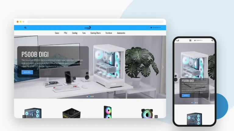 AeroCool 網站設計案例