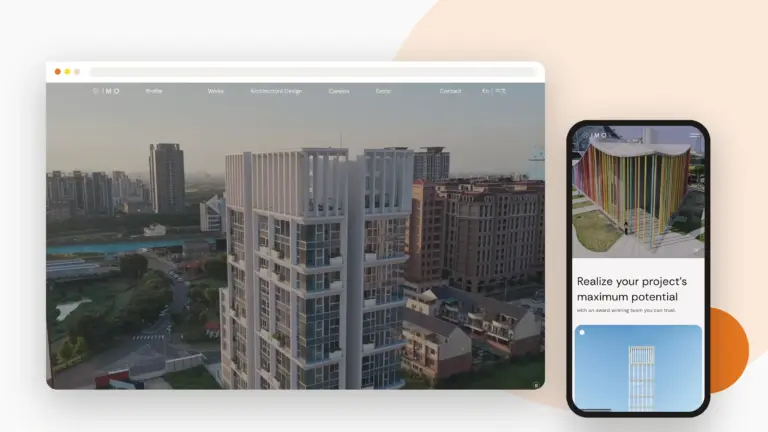 IMO Architecture + Design 網站設計案例